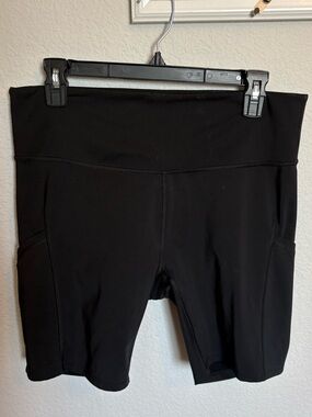 Basic Black Workout Biker Shorts
